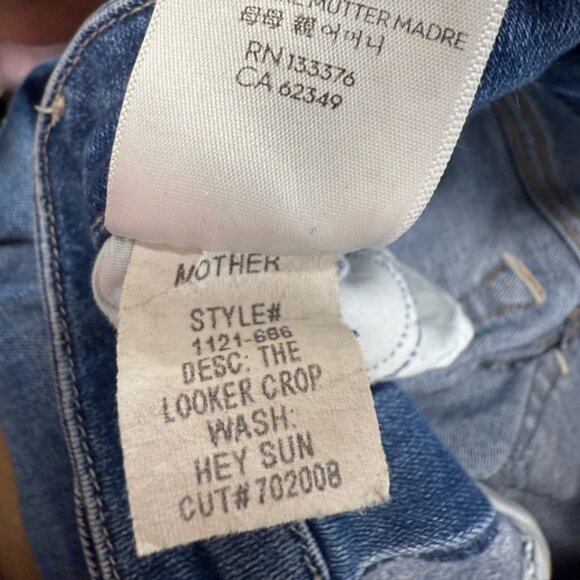 MOTHER The Looker Crop Jean in Hey Sun size 29 - Picture 10 of 10